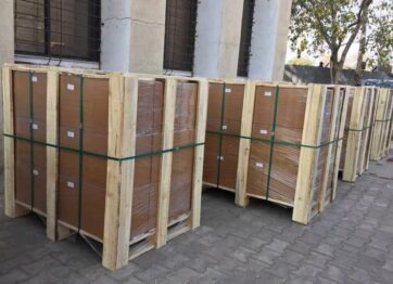 packing & shipping stamped products on sea worthy packaging in our srtamping factory in vietnam